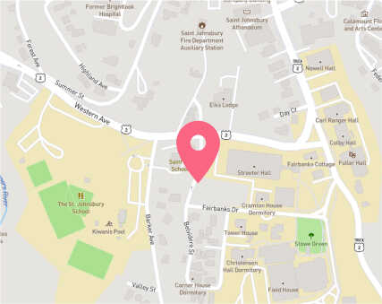 Map for johnsbury